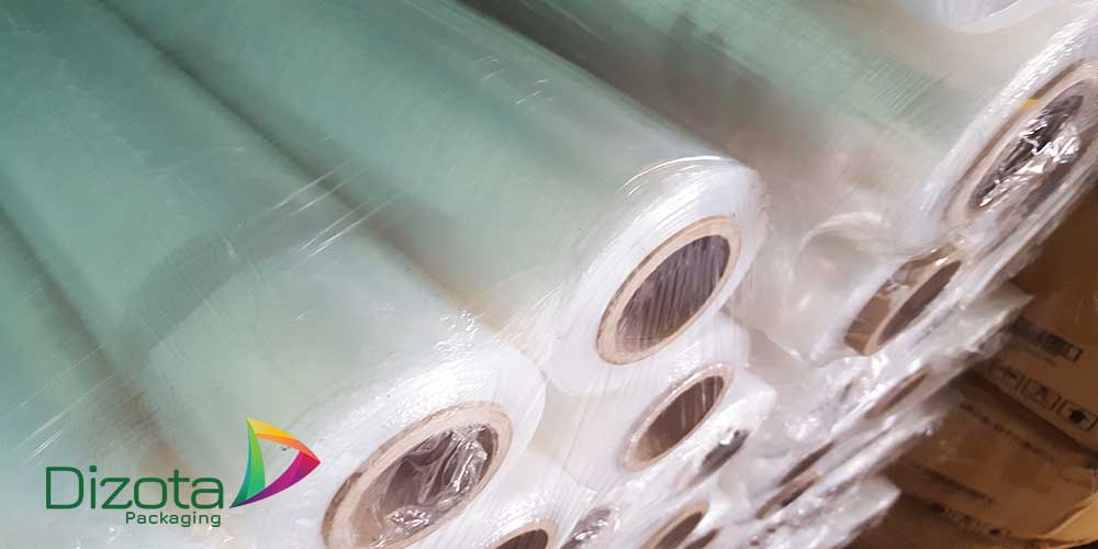 Cuộn màng PE quấn Pallet hàng hóa