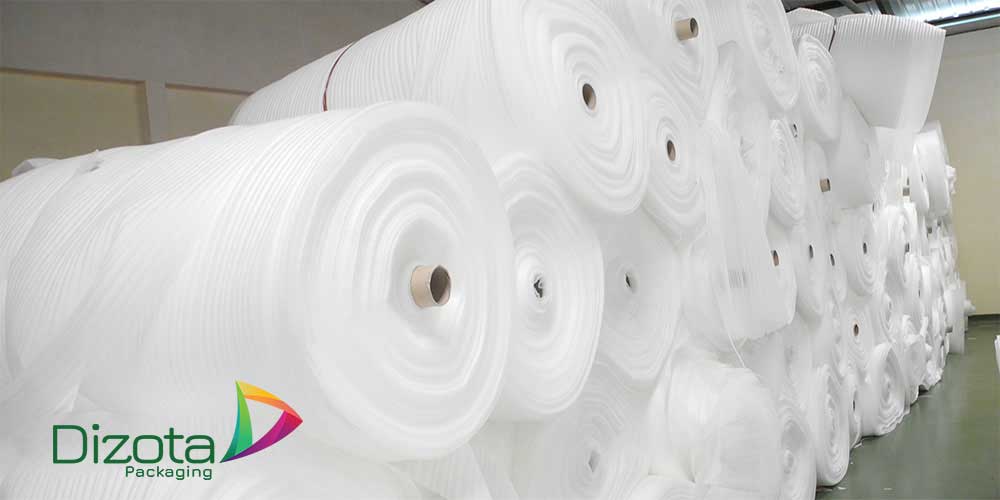 Kho mút xốp PE foam tại Dizota Packaging