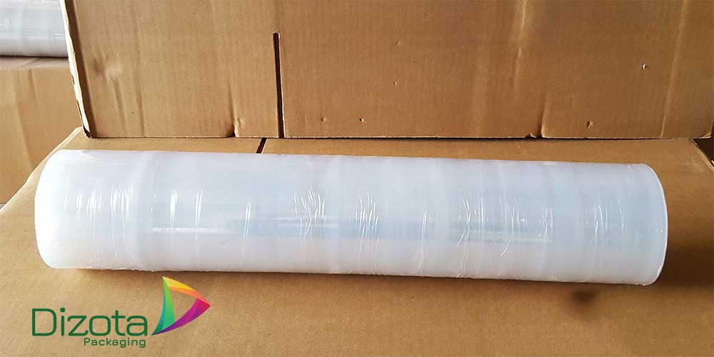 Màng PE 2.4kg quấn pallet bọc hàng hóa