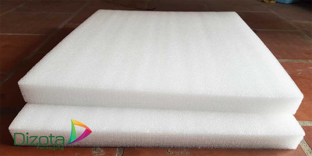 Mút xốp PE foam dạng tấm dầy 5cm