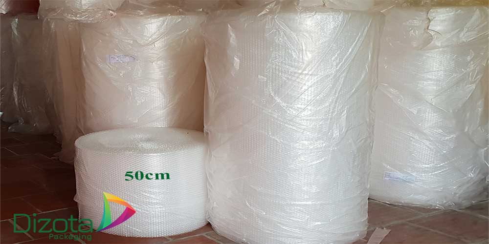 màng xốp hơi bọc hàng rộng 0.5m dài 100m ( 50cm x 100m(