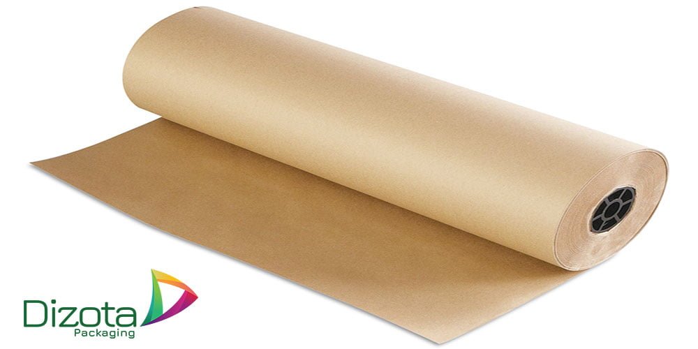 Bán lẻ cuộn giấy xi măng Kraft gói hàng, hàng Nhật dẻo dai