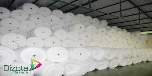 Kho chứa màng xốp PE foam tại Dizota Packaging