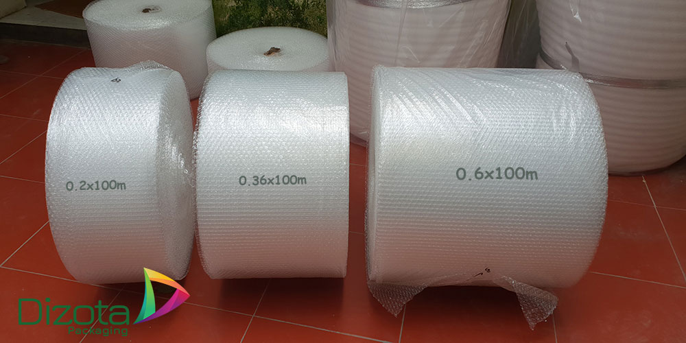 Cuộn xốp khí gói hàng hóa dễ vỡ