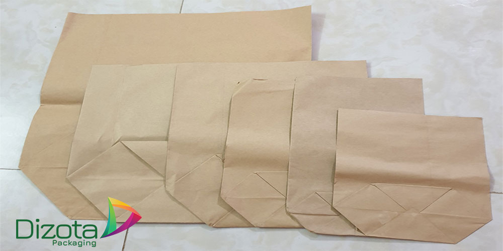 Túi giấy Kraft 18x21cm