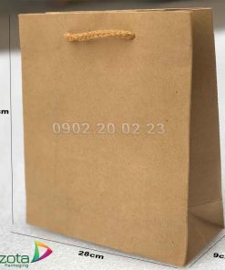 Túi giấy xi măng có quai 36x28x9cm