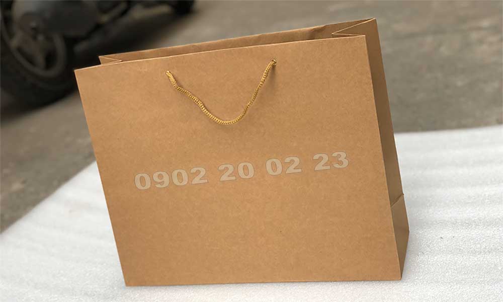 Túi xi măng Kraft đựng quần áo thời trang 