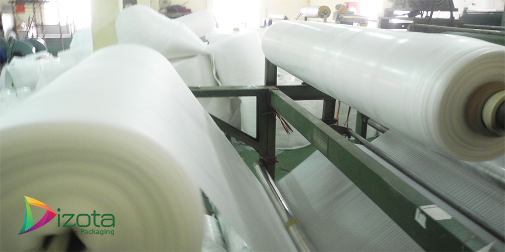 Tráng nilon lên lớp xốp foam 1mm