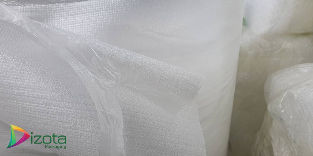 Xốp PE foam 1mm tráng nilon