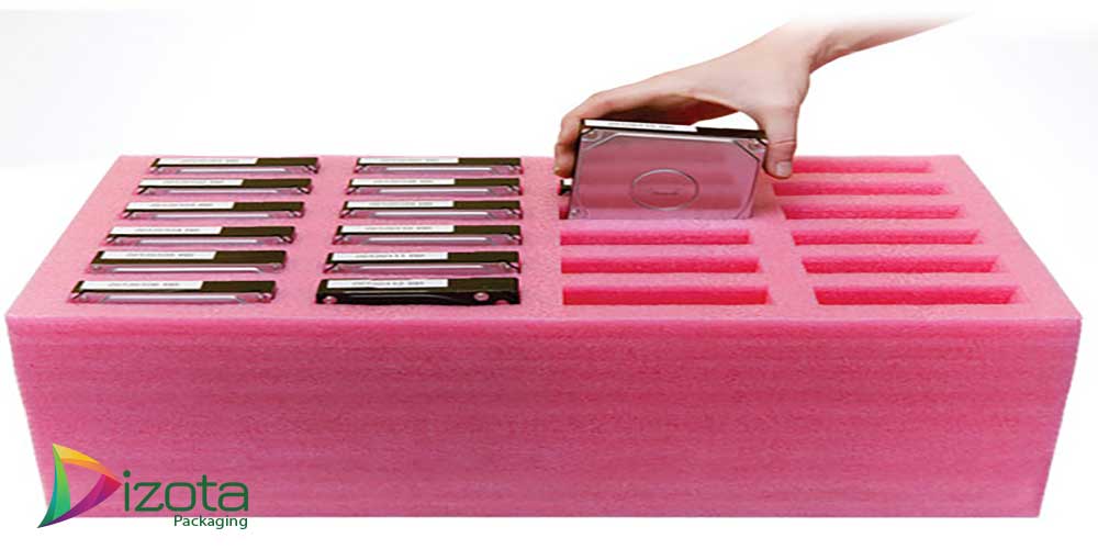 Hộp xốp PE foam chống tĩnh điện chứa ổ cứng Hộp xốp PE foam chống tĩnh điện chứa ổ cứng