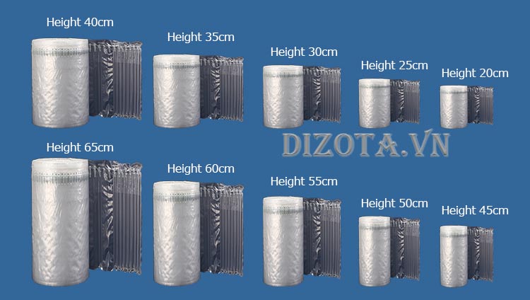 đa dạng kích thước