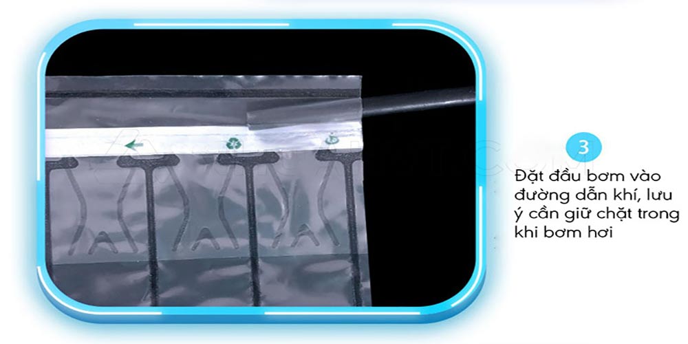 Bơm hơi vào cột khí