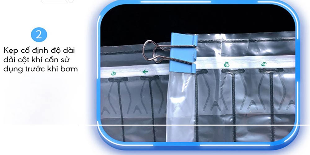 Cố định độ dài của dải cột khí