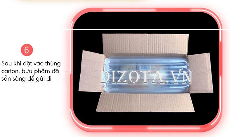 Đưa sản phẩm vào thùng carton phù hợp