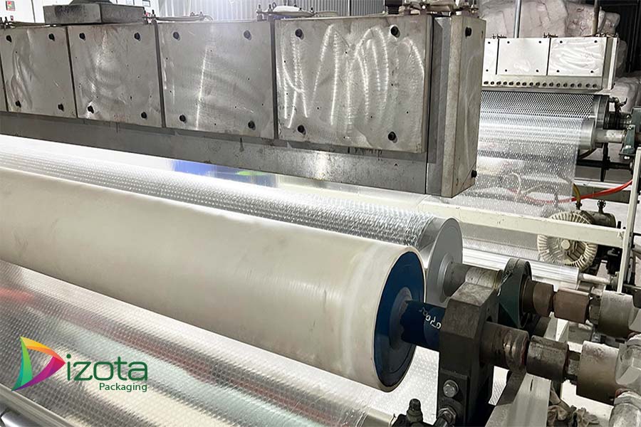 Sản xuất xốp hơi bong bóng 3 lớp