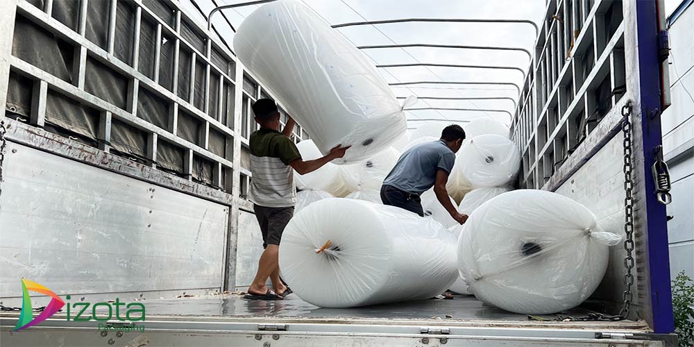 Vận chuyển màng xốp hơi đến đại lý tại Vĩnh Phúc