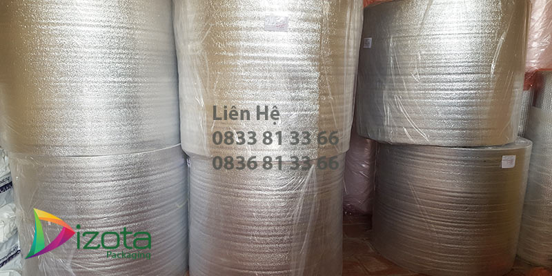 Cuộn xốp chống nóng tráng bạc 1cm