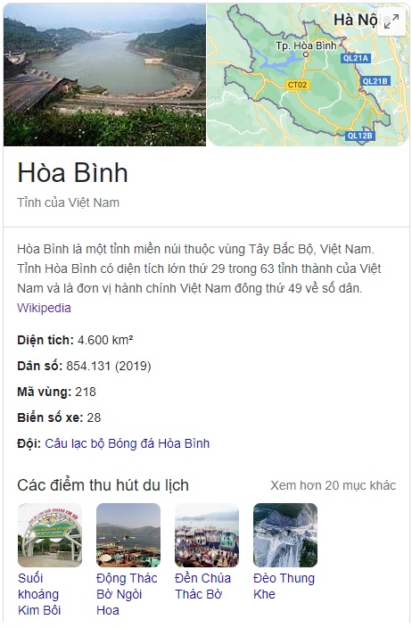Xốp hơi Hoà Bình