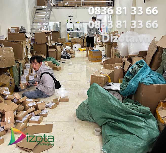 Đóng gói hàng bằng xốp nổ