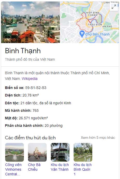 Quận Bình Thạnh, TP. Hồ Chí Minh