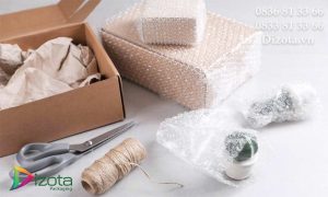 Bọc gói hàng bằng xốp hơi bong bóng khí Dizota