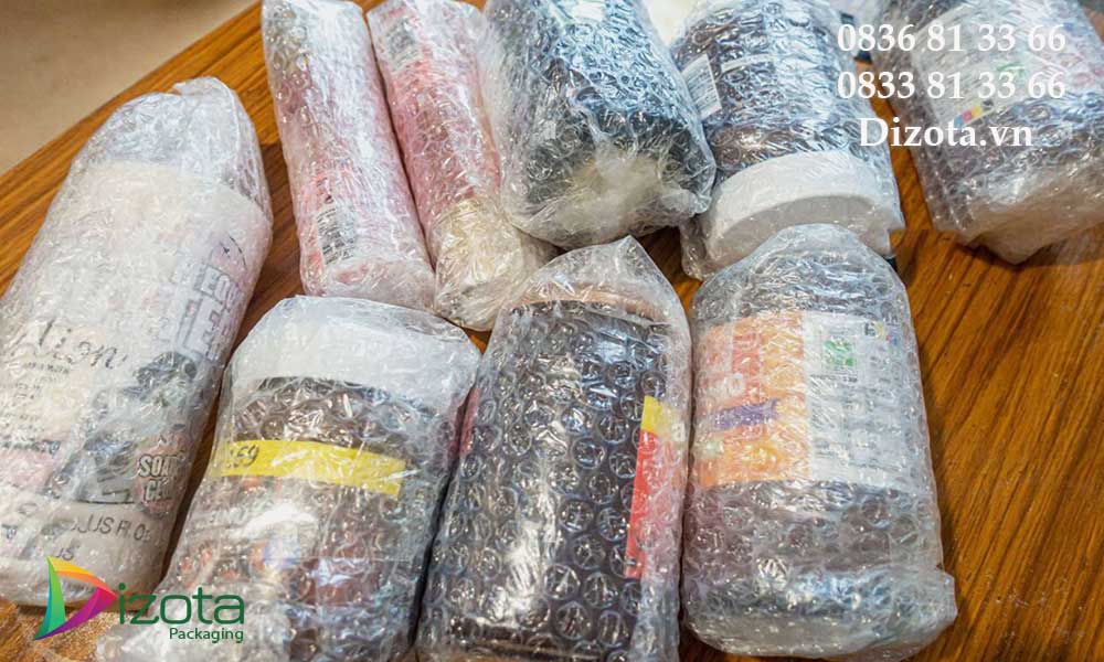 Đóng gói hàng hoá bằng xốp hơi chống sốc Dizota