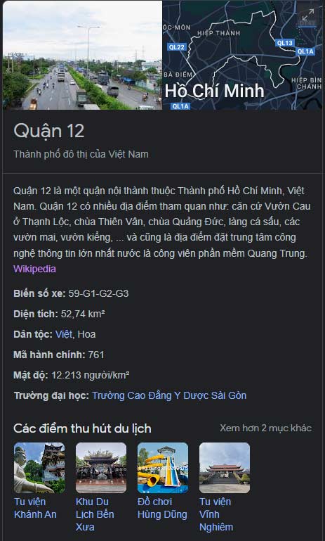 Quận 12, TP. Hồ Chí Minh