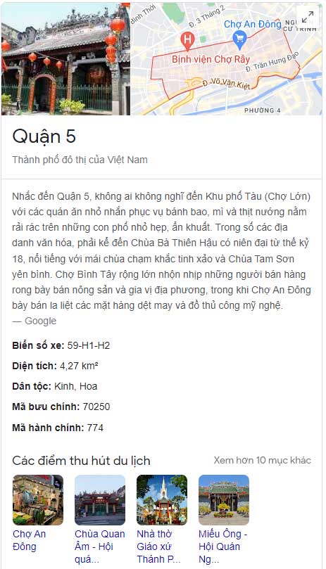 Quận 5, TP. Hồ Chí Minh