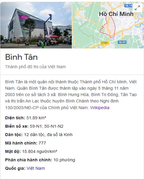 Quận Bình Tân, TP. Hồ Chí Minh
