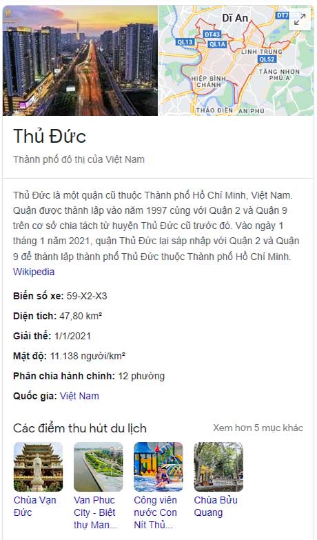 Thành Phố Thủ Đức, Hồ Chí Minh
