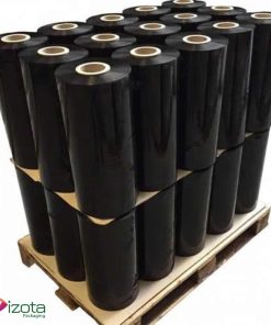 Cuộn màng PE quấn máy màu đen