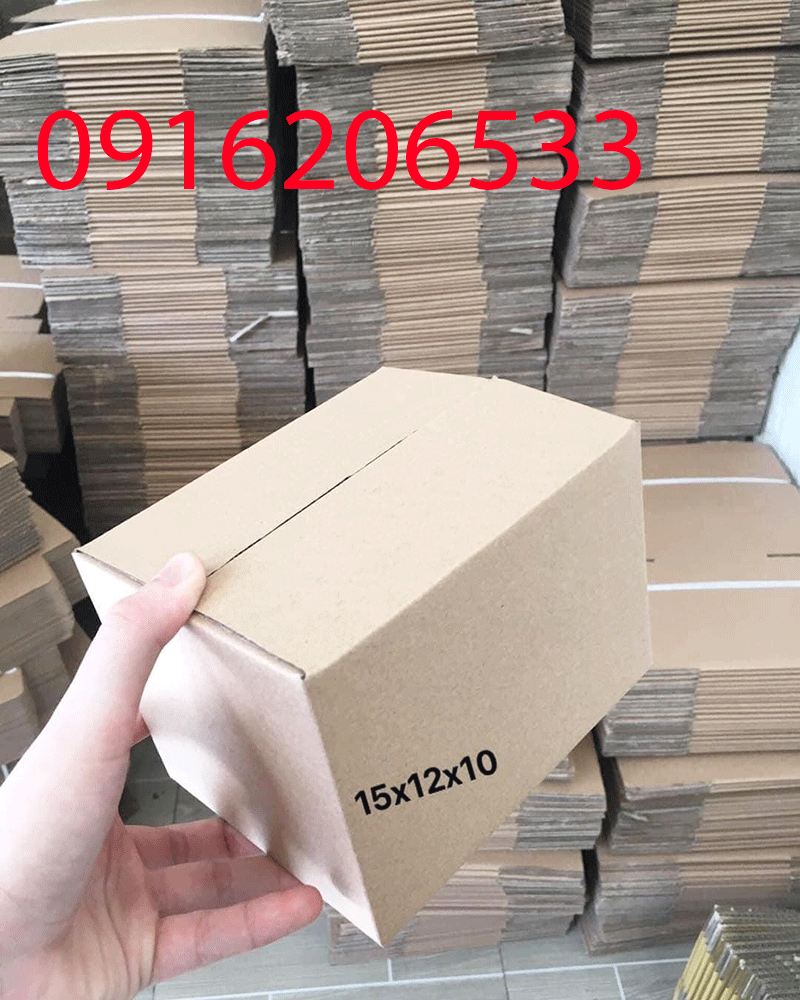 Hộp carton đóng hàng tại long biên
