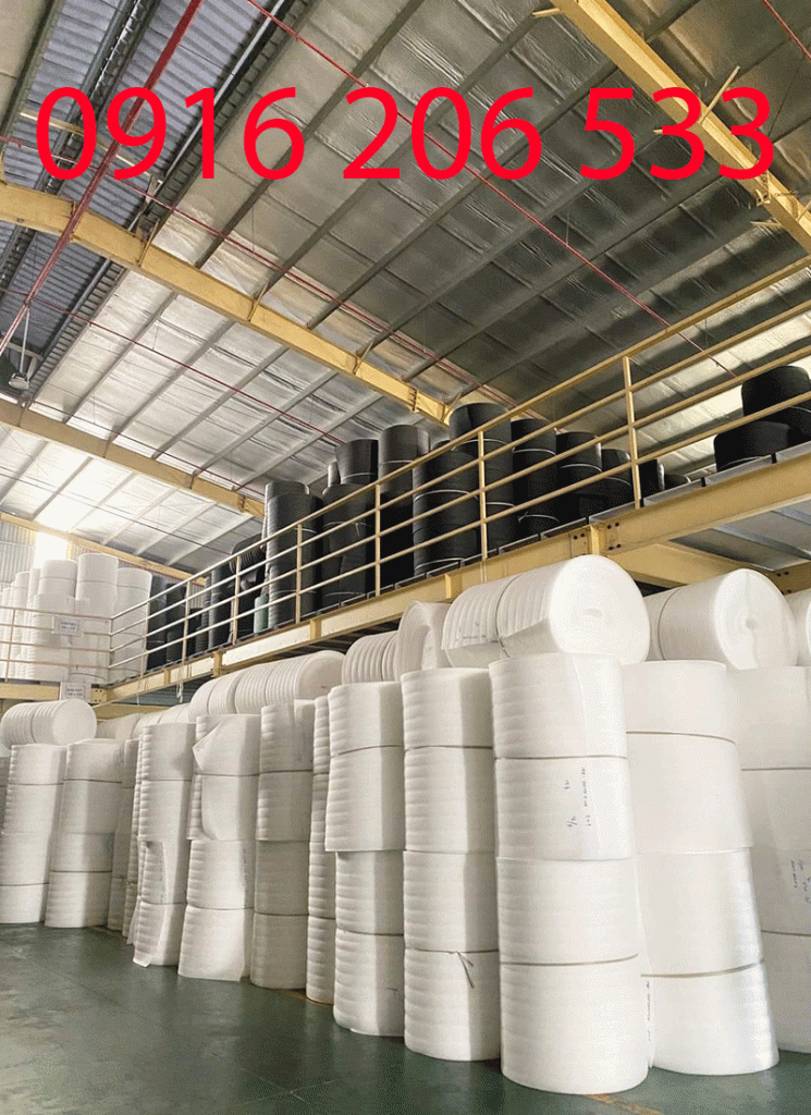 Xưởng sản xuất mút xốp pe foam tại ba đình